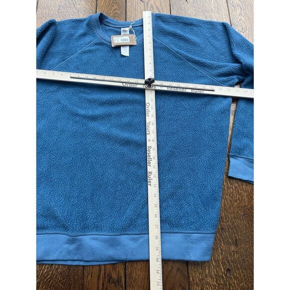 Patagonia Men's Reversible Shearling Crew Wavy Blue Size XL New With Tags - Picture 7 of 7
